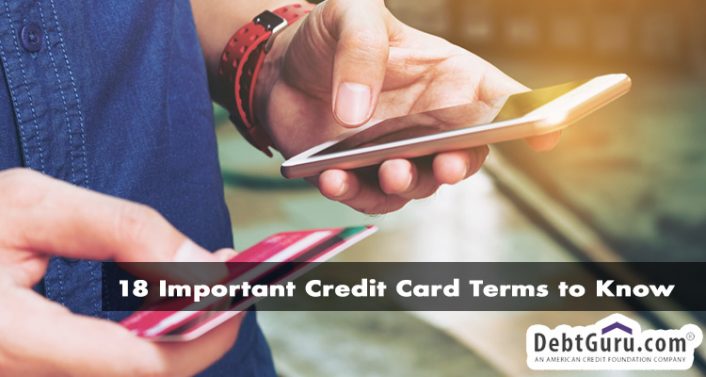 18 important credit card terms to know